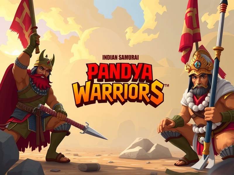 Indian Samurai Pandya Warriors Game Banner